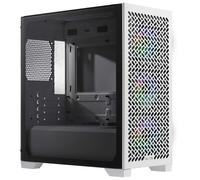 Cooler master case mb atx/micro atx/mini itx, 3 ventole argb, supporto rad 280mm, usb-c, bianco