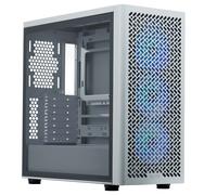 Cooler Master Case per computer Elite 502, bianco, 3 ventole Argb preinstallate, supporto AIO fino a 420 mm, supporto scheda madre ATX, pronto per RTX serie 50 fino a 410 mm, connettore di tipo C