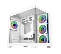 Cooler Master Case per computer Elite 681, bianco, 4 ventole preinstallate a Argb inverso, supporto fino a 360 mm AIO, supporto scheda madre ATX, pronto per RTX serie 50 fino a 410 mm, connettore tipo