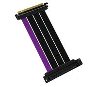 Cooler Master Cavo riser PCIe 4.0 x16-200mm, nero/viola, connettori - PCIe X 16, spina a jack PCIe X16 a 90°