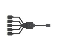 Cooler Master Splitter Da 1 A 5 A-rgb A 3 Pin One Size Black