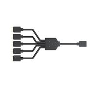 Cooler Master Splitter Da 1 A 5 A-rgb A 3 Pin One Size Black