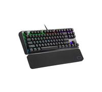 Cooler Master CK530 V2 Tenkeyless Gaming Tastiera Meccanica Interruttore Blu con Retroilluminazione RGB, Controlli On-The-Fly e Piastra superiore in Alluminio