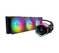 Cooler Master MasterLiquid 360 Ion CPU Cooler Liquid - Display LCD 2,1", Raffreddamento Ad Acqua AIO, Pompa Doppia Camera Gen X, Ventole Mobius 120P ARGB, RGB Gen 2 Indirizzabile, Staffe LGA1700 e AM5
