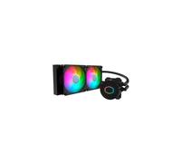 Cooler Master Dissipatore A Liquido Masterliquid 240 Core Ii Skt Universale 2x120mm Argb Fans, Nero MLW-D24m-A18pa-R1
