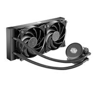 Cooler Master Dissipatore A Liquido Masterliquid Lite 240 Cpu - Pompa Dissipazione Doppia E Ventole Aria Da 120 Mm, Nero, 14.1 x 27.2 x 32 cm 1.1 Kg