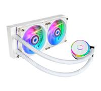 COOLER MASTER DISSIPATORE MASTERLIQUID PL240 FLUX WHITE EDITION ARGB LIQUID COOLER DISSIPATORE