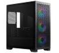 Cooler Master Elite 302 Gaming Case w/ Glass Side, Micro ATX, 3x ARGB Fans, PSU Shroud, Intake Grill, USB-C, Black NEW