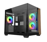 Cooler Master Elite 481 Wood Mini Tower Nero