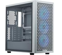 Cooler Master Case per computer Elite 502, bianco, 3 ventole Argb preinstallate, supporto AIO fino a 420 mm, supporto scheda madre ATX, pronto per RTX serie 50 fino a 410 mm, connettore di tipo C