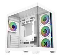 Cooler Master Case per computer Elite 681, bianco, 4 ventole preinstallate a Argb inverso, supporto fino a 360 mm AIO, supporto scheda madre ATX, pronto per RTX serie 50 fino a 410 mm, connettore tipo