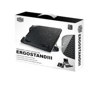 Cooler Master ERGOSTAND III Base di raffreddamento per PC portatili 'Angolo Regolabile, USB Hub, Supporta Computer Portatili fino a 17"' R9-NBS-E32K-GP