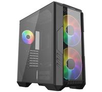 Cooler Master HAF 500 PC Case - Mid-Tower, 2 Ventole 200mm ARGB Preinstallate, Ventola GPU Girevole 120mm, Opzioni di Raffreddamento Versatile, Pannello Laterale in Vetro Temperato, Top Rimovibile