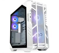 Cooler Master HAF 700 Case PC White - Full-Tower, compatibile E-ATX, 5 Ventole Preinstallate, Staffa Ruotabile, Raffreddamento ad Alto Flusso Aria, Pannello Laterale TG, Controller ARGB Incluso