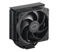 Cooler Master Hyper 212 Black Edition - Silenzioso, Elegante e Preciso, 4 Tubi di Calore a Contatto Continuo Diretto con Alette, Ventola FP120 Silencio