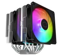 Cooler Master Hyper 620S - Raffreddatore CPU Dual Tower, ARGB-Sync, ventola PWM da 120 mm, 6 tubi di calore a contatto diretto in rame, altezza 154,9 mm