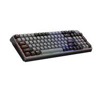 Cooler Master Kailh Box V2 - Tastiera da gioco meccanica wireless RGB MK770, interruttori bianchi Soft Click con struttura a guarnizione, sostituibile a caldo, Bluetooth|2,4 GHz, quadrante tattile a 3