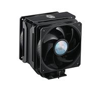 Cooler Master MasterAir MA612 Stealth Dissipatore CPU- Ventole Push-Pull SickleFlow 120 V2, Matrice 6 Tubi di Calore, Spazio RAM Illimitato, Finitura Nera Opaca - Presa Socket Compatibilità Universale