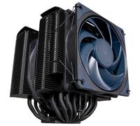 Cooler Master MasterAir MA824 Stealth Dual Tower CPU Air Cooler, 8 tubi di calore, doppia ventola Mobius 120|130mm, base in rame nichelato, staffe AMD Ryzen AM5/AM4, staffe Intel LGA 1851/1700/1200