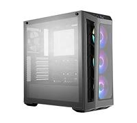 Cooler Master MasterBox MB530P ARGB - Case PC ATX con 3 Pannelli in Vetro Temperato, 3 Ventole da 120mm Preinstallate, Configurazioni Flusso Aria Flessibili - ARGB