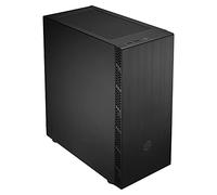 Cooler Master MasterBox MB600L V2- Case PC in Acciaio Spazzolato, Lati in Rete, Maggiore Versatilità di Raffreddamento, Spazi Interni Migliorati, Cover Alimentatore Ventilata - Pannello in Acciaio, Nero
