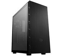 Cooler Master MasterBox MB600L V2 TG: Case PC in Acciaio Spazzolato,Lati in Rete,Maggiore Versatilità di Raffreddamento, Spazi Interni Migliorati,Cover Alimentatore Ventilata, Pannello in Vetro Temperato, Nero