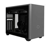Cooler Master MasterBox NR200P MAX Case PC Mini-ITX - Lato in Vetro Temperato, Dissipatore CPU AIO da 280mm, PSU SFX Gold 80-PLUS 850W (Full-Modular), Braccio GPU Verticale e Cavo Riser PCI-e 4.0 x16