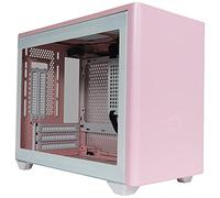 Cooler Master MasterBox NR200P Mini ITX Case - Pannello Laterale Vetro Temperato, Opzioni Raffreddamento Superiori, Display GPU Verticale, Accessibilità 360° Tool-Free - Rosa Flamingo