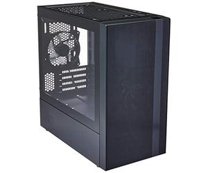 Cooler Master MasterBox NR400 - Mini Tower Case mATX con Pannello Laterale in Vetro Temperato, 2 Ventole Preinstallate da 120 mm, Configurazioni Flessibili del Flusso d'Aria, Gestione dei Cavi