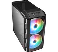 Cooler Master MasterCase H500 ARGB- Case per PC con Due Ventole da 200 mm Ottimo Flusso d'Aria, Panello Frontale Versione Traforata Mesh o Chiusa Trasparente, Capacità Hardware ATX Flessibile
