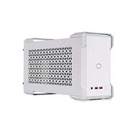 Cooler Master MasterCase NC100 PC Case - Compatibile con NUC 9 Extreme Compute Element, Facile Assemblaggio/Opzioni Raffreddamento, PSU SFX V650 80-PLUS Gold preinstallato, 2 ventole da 92mm - Bianco