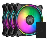 Cooler Master MasterFan MF120 Halo 3in1 Case per computer Ventilatore 12 cm Nero, Grigio