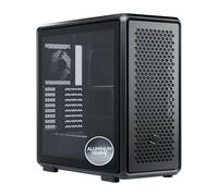 Cooler Master MasterFrame 600 Freeform FineMesh Airflow ATX Mid-Tower Case, Telaio in Alluminio, Pannelli laterali magnetici, Interni personalizzabili, GPU Max 410mm, AIO Max 420mm, Tipo C, Vetro