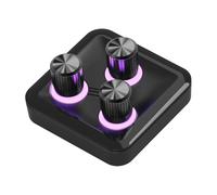 Cooler Master MasterHUB - 3 moduli manopole: controllo di precisione con manopole personalizzabili e LED RGB per una facile messa a punto di applicazioni creative e illuminazione