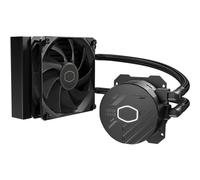 Cooler Master MasterLiquid 120L Core 120mm Close-Loop AIO Liquid Cooler, pompa a LED bianca, pompa a piastra fredda Gen S, PWM 120mm, CryoFuze 14W/mK, AMD Ryzen AM5/AM4, Intel LGA1700/1200