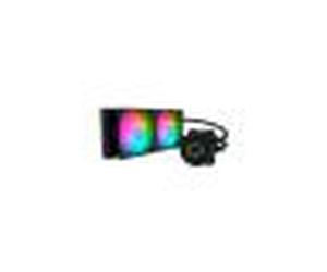 Cooler Master MasterLiquid 240 Core II 240mm ARGB Liquid CPU Cooler Dual Chamber Pump w/ Infinity Mirror Black NEW