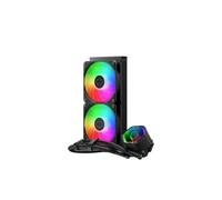 Cooler Master MasterLiquid 240 Core II CPU Sistema raffreddamento a liquido - Sistema AIO 240mm (TDP max 260W), Pompa Doppia Camera GR9, Ventole ARGB Avanzate, Kit AMD Intel Montaggio Rapido - Nero
