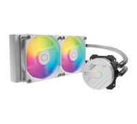 Cooler Master MasterLiquid 240L Core White 240 mm Close-Loop AIO Liquid Cooler, ARGB Sync, Gen S pompa a piastra fredda, 120 mm PWM, CryoFuze 14W/mK, AMD Ryzen AM5/AM4, Intel LGA1700/1200