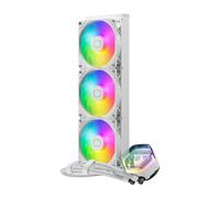 Cooler Master MasterLiquid Atmos 360 Sistema Raffreddamento a Liquido Per CPU Bianco: Sistema Raffreddamento ad Acqua AIO, Pompa a Doppia Camera, Ventole Sickleflow 120 Edge, Staffe RGB, LGA1700 e AM5