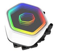 Cooler Master MasterLiquid 360 Core II 360mm ARGB Liquid CPU Cooler Dual Chamber Pump w/ Infinity Mirror White NEW