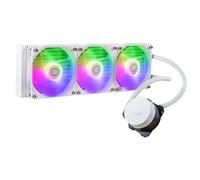 Cooler Master MasterLiquid 360L Core ARGB Dissipatore a Liquido per CPU - Pompa Gen S a Doppia Camera, Radiatore Superiore e Ventole ARGB da 120 mm, Staffe LGA 1700 e AM5 - Bianco