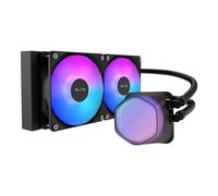 Cooler Master MasterLiquid ML240 Illusion CPU Liquid Cooler, Dissipatore Ad Acqua AIO, Nero