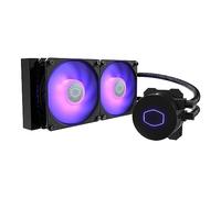 Cooler Master MasterLiquid ML240L V2 RGB Dissipatore CPU a Liquido - Illuminazione ad Effetti Più Luminosi, Pompa 3a Generazione, Ottimo Radiatore e Due Ventole SickleFlow da 120 mm