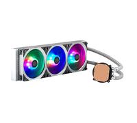 Cooler Master MasterLiquid ML360P Silver Edition Liquid Cooler, All-In-One (AIO) Raffreddamento a Liquido, Radiatore da 360mm, 1 x 360mm PWM SF360R ARGB Fan, Design del profilo della ventola ingtegrat