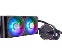 Cooler Master MasterLiquid PL240 Flux - Sistema di Raffreddamento a Liquido AIO per CPU, 2 Ventole 120 mm, Radiatore 240 mm, Controller RGB Indirizzabile Gen2 - Supporta AMD e Intel