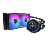 COOLER MASTER DISSIPATORE A LIQUIDO ATMOS II, 2X120MM ARGB, KIT LCD INCL, NERO MLX-D24M-A25SZ-L1
