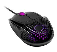 Cooler Master MM720 RGB-LED Claw Grip Wired Gaming Mouse - Ultra Lightweight 49g Honeycomb Shell, 16000 DPI Optical Sensor, 70 Million Click Micro Switches, Smooth Glide PTFE Feet - Glossy Black
