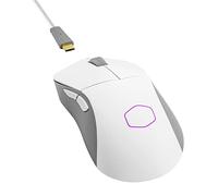 Cooler Master MM731 RGB-LED Ultralight 59g Hybrid Wireless Gaming Mouse - 19K DPI PAW3370 Optical Sensor, 70 Million Click Optical Switches, MasterPlus+ (38K DPI, PC only), Ergonomic - Matte White