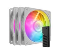 Cooler Master MFZ-M2DW-243P2-R1 sistema di raffreddamento per computer Case per computer Raffreddatore d'aria 12 cm Bianco 3 pz