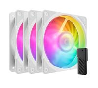 Cooler Master MFZ-M2DW-243P2-R1 sistema di raffreddamento per computer Case per computer Raffreddatore d'aria 12 cm Bianco 3 pz